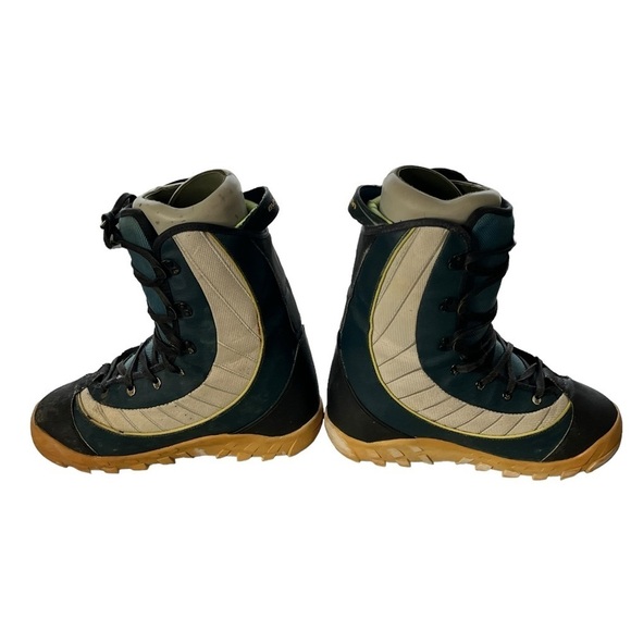 Burton Moto Snowboard Boots Mens Size 9.5 Blue Gray Traditional Lace Vintage - Picture 5 of 13